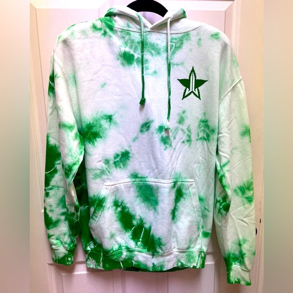 🌿 NWOT! Jeffree Star Unisex Tie Dye Pullover Hoodie - Picture 3 of 9